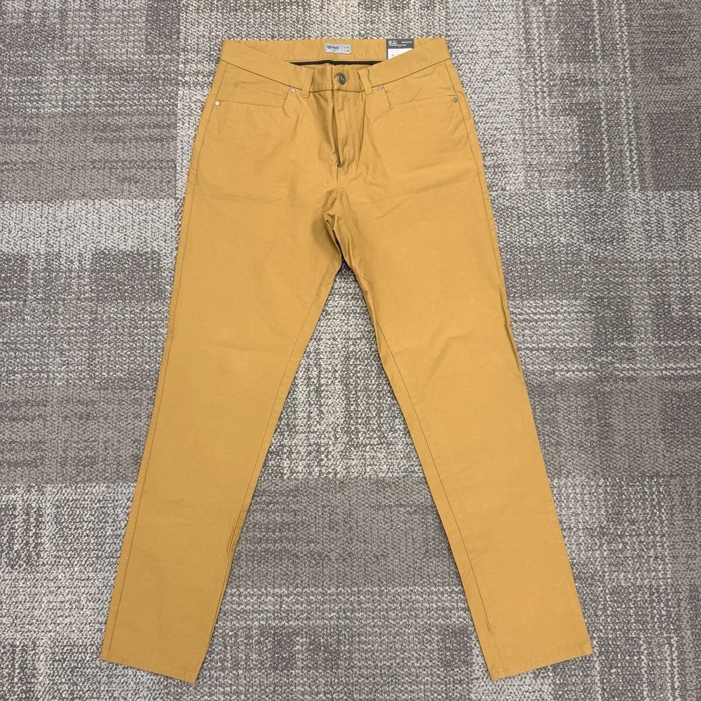 VRST Pants Limitless 5-Pocket Canvas Slim Fit Mens 34x34 Brown Spice
